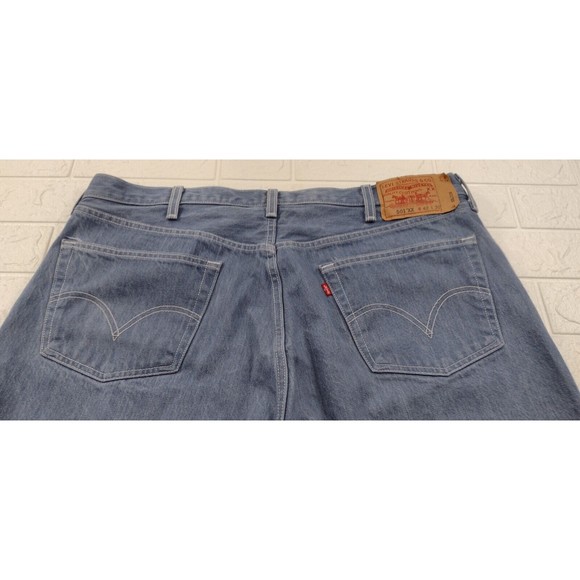 Men's Levi's 501xx Jeans Men's 42x25 Med Wash Original Fit Button Fly - Picture 5 of 6